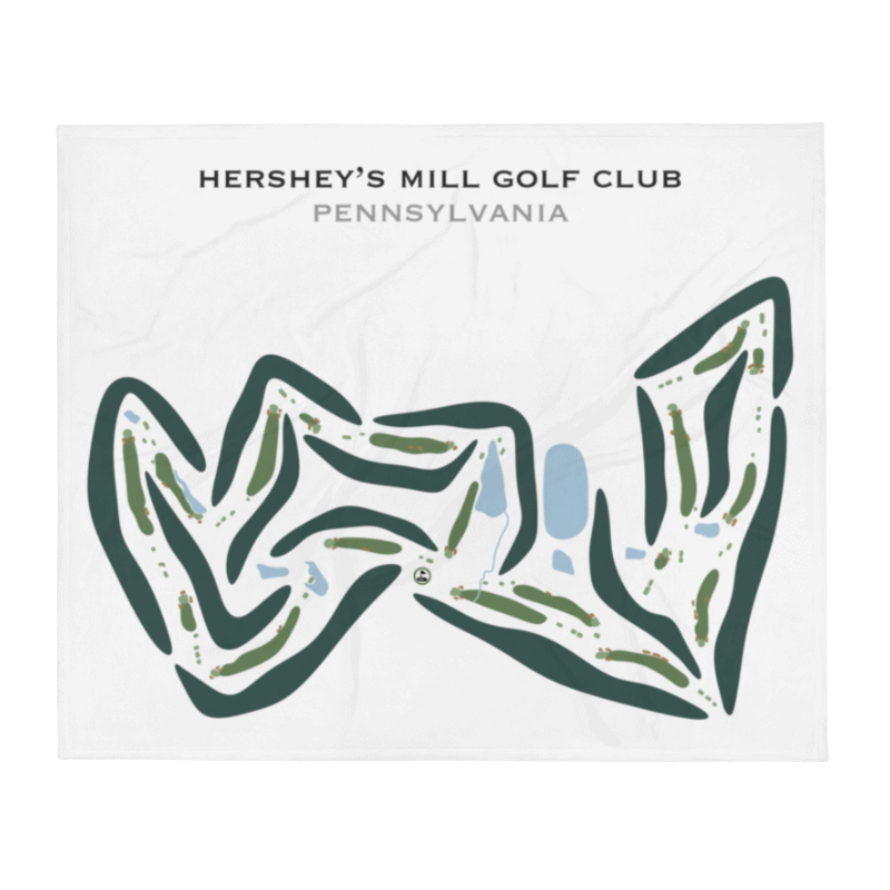 Hershey's Mill Golf Club, Pennsylvania - Printed Golf Courses