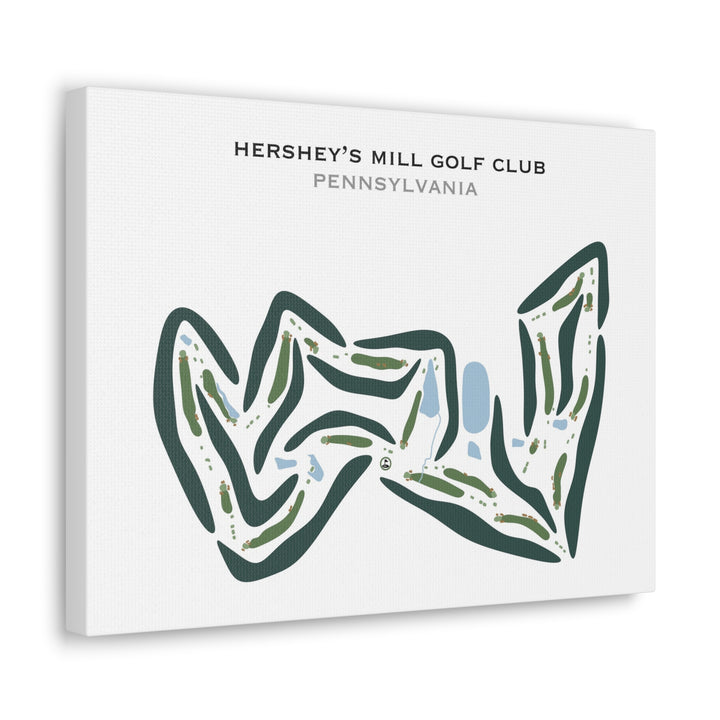 Hershey's Mill Golf Club, Pennsylvania - Printed Golf Courses