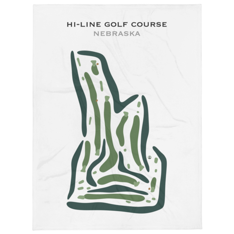 Hi-Line Golf Course, Nebraska - Printed Golf Courses