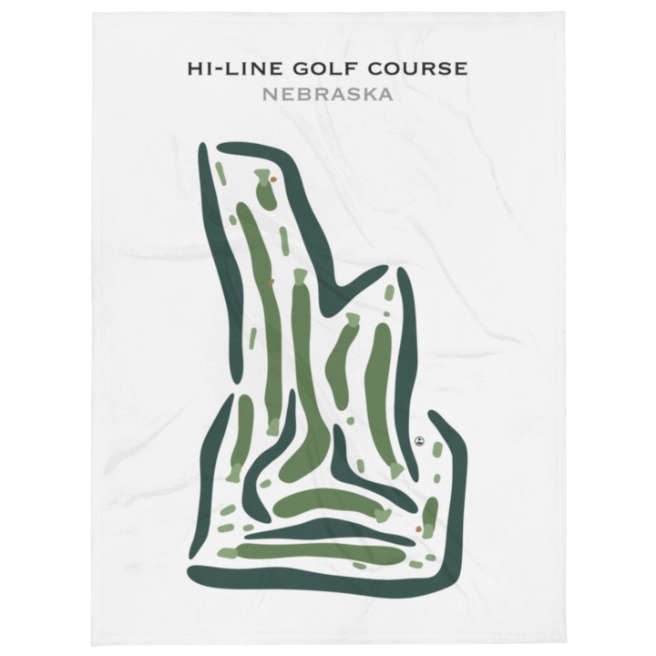 Hi-Line Golf Course, Nebraska - Printed Golf Courses