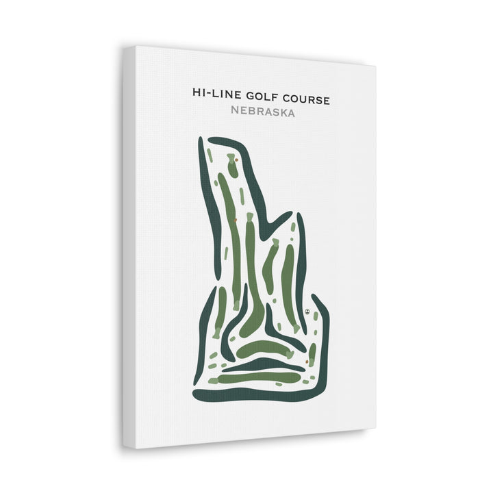 Hi-Line Golf Course, Nebraska - Printed Golf Courses