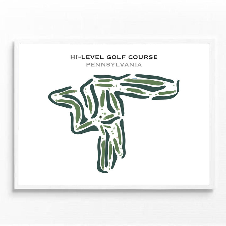 Hi-Level Golf Course, Pennsylvania - Golf Course Prints