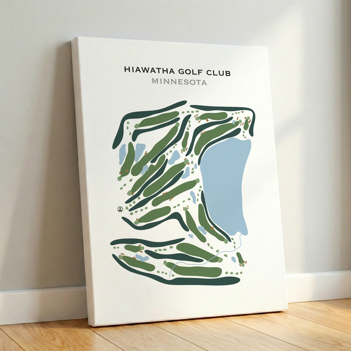 Hiawatha Golf Club, Minnesota - Printed Golf Courses