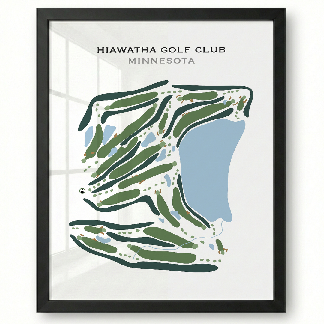 Hiawatha Golf Club, Minnesota - Printed Golf Courses