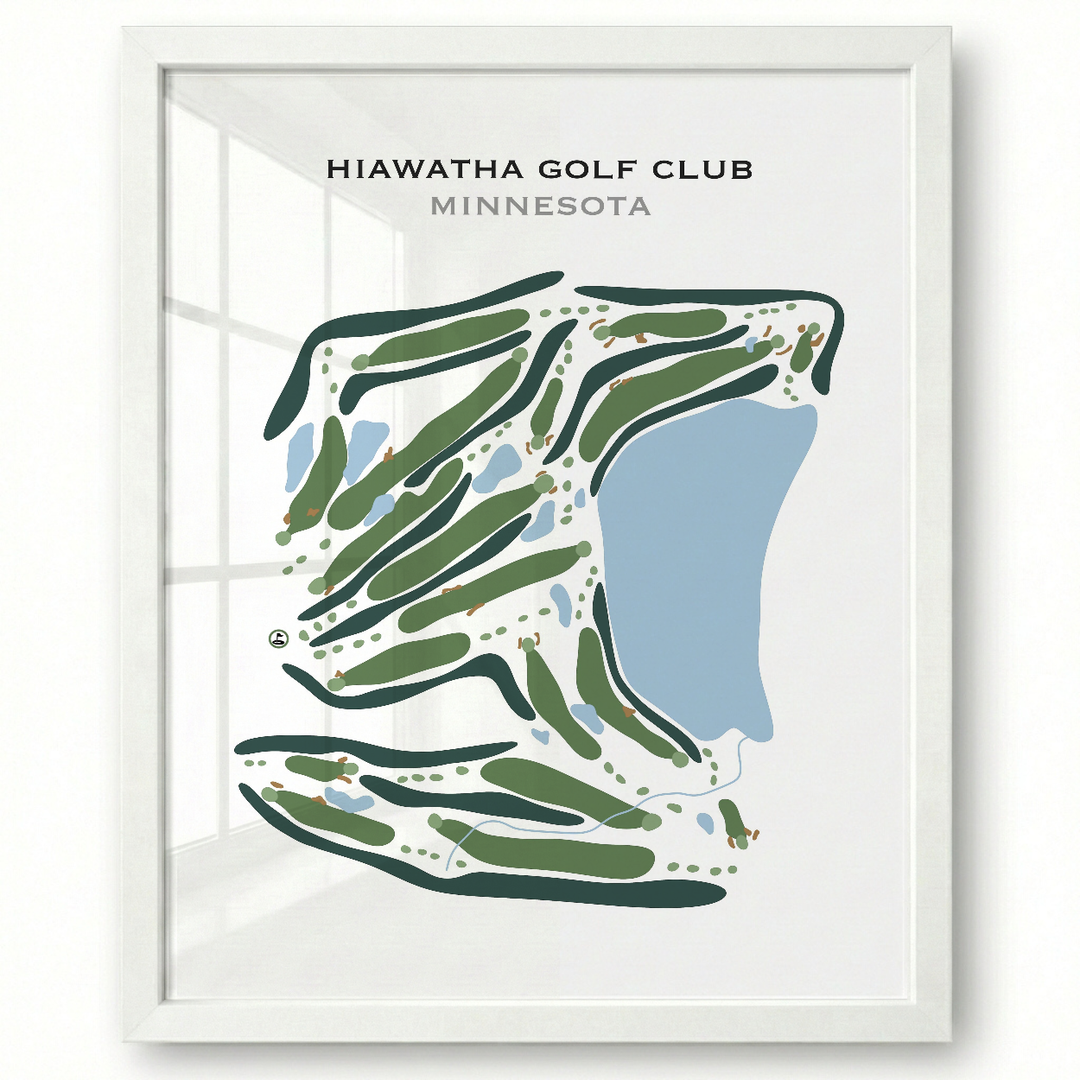 Hiawatha Golf Club, Minnesota - Printed Golf Courses