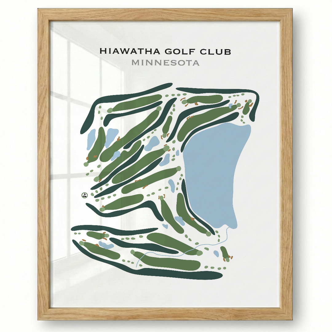 Hiawatha Golf Club, Minnesota - Printed Golf Courses