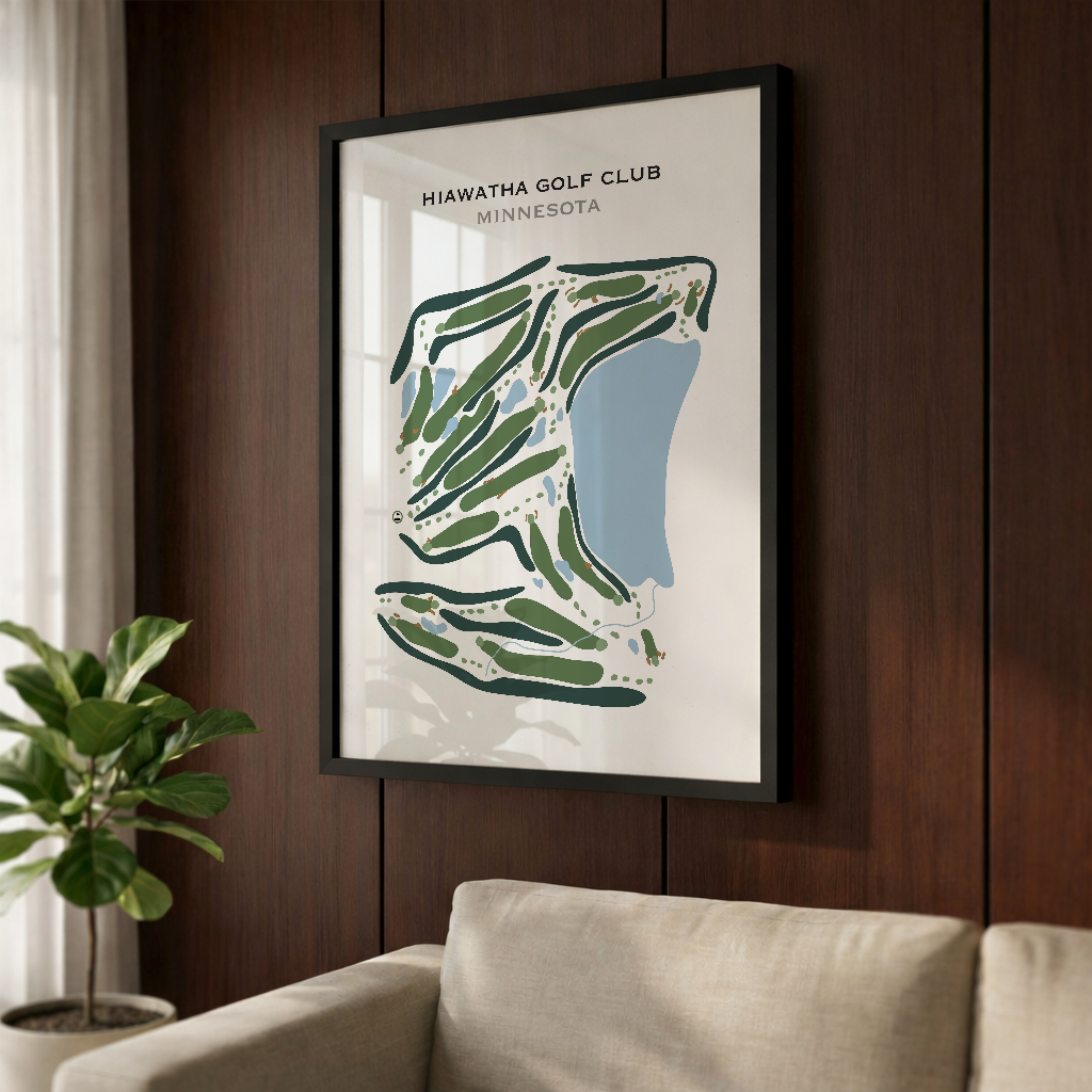 Hiawatha Golf Club, Minnesota - Printed Golf Courses