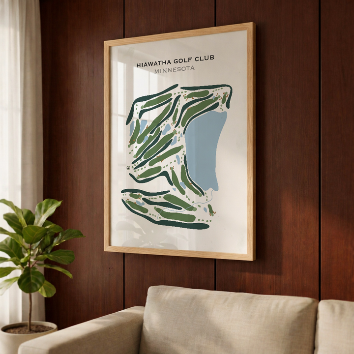 Hiawatha Golf Club, Minnesota - Printed Golf Courses