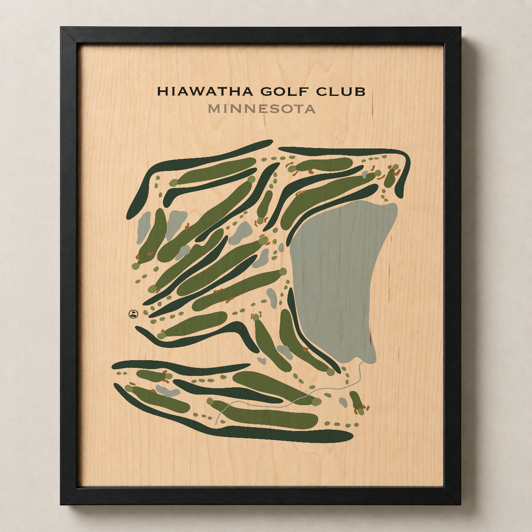Hiawatha Golf Club, Minnesota - Printed Golf Courses