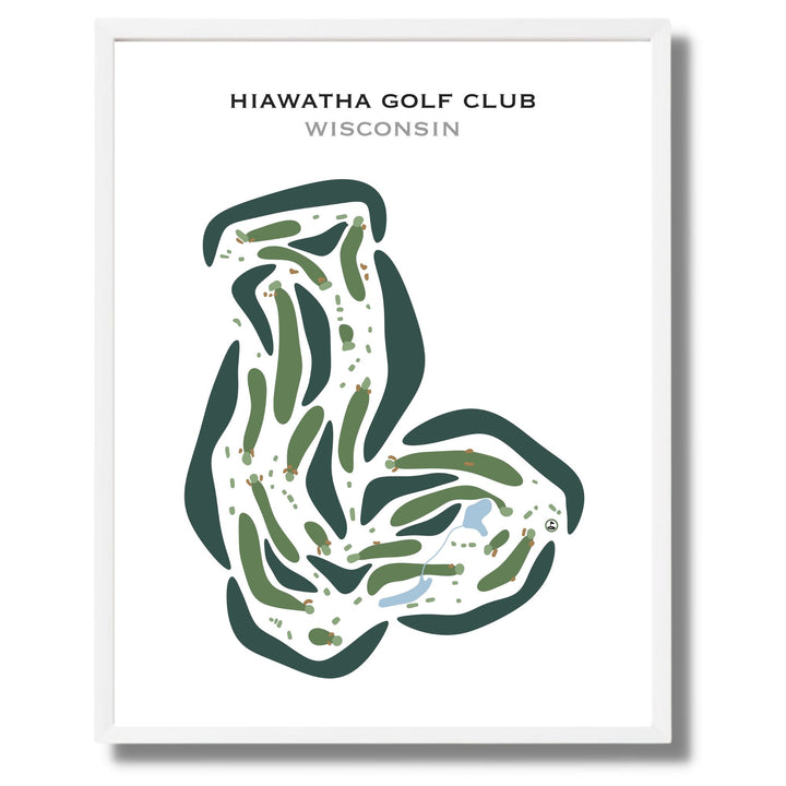 Hiawatha Golf Club, Wisconsin - Printed Golf Courses
