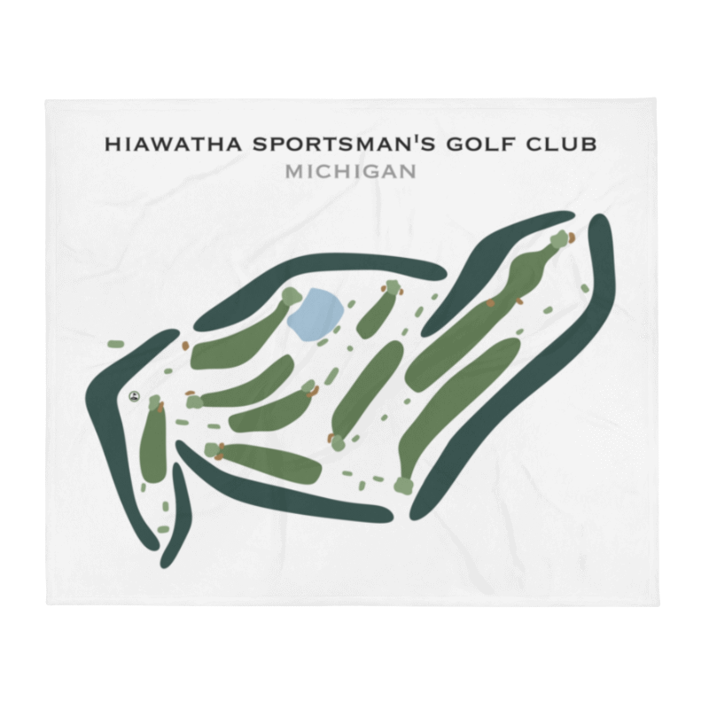 Hiawatha Sportsman's Golf Club, Michigan - Printed Golf Courses