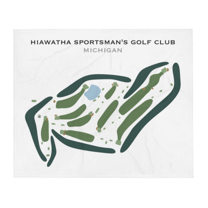 Hiawatha Sportsman's Golf Club, Michigan - Printed Golf Courses