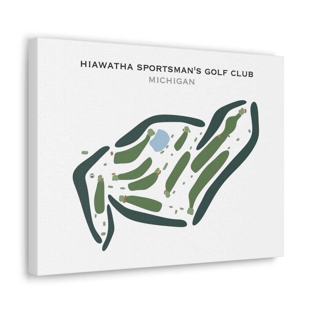 Hiawatha Sportsman's Golf Club, Michigan - Printed Golf Courses