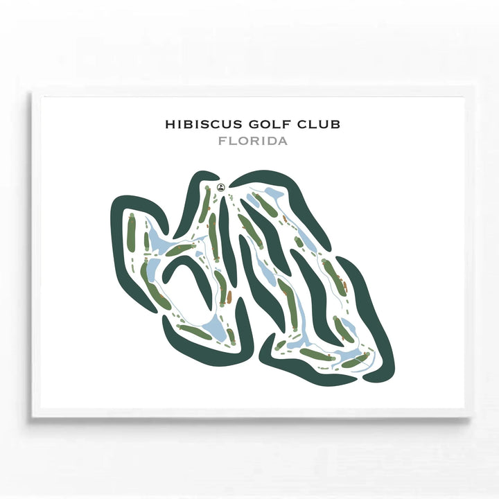 Hibiscus Golf Club, Florida - Printed Golf Courses