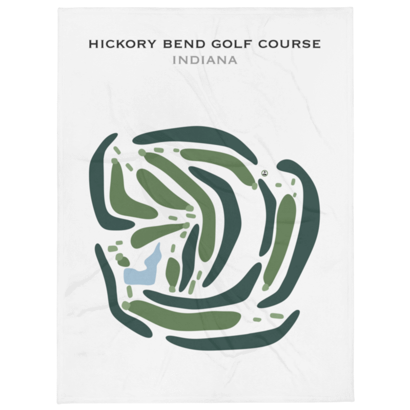 Hickory Bend Golf Course, Indiana - Printed Golf Course