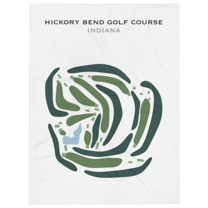 Hickory Bend Golf Course, Indiana - Printed Golf Course