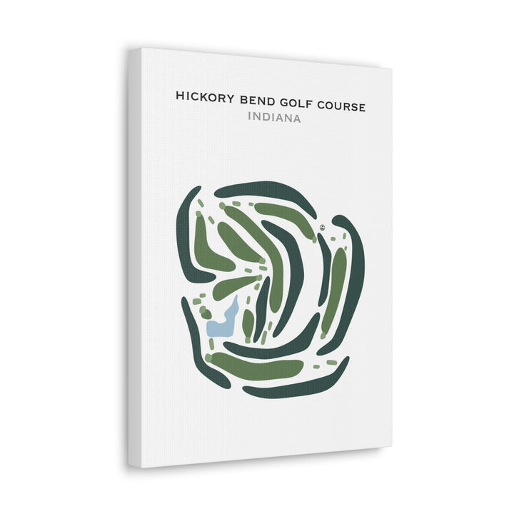 Hickory Bend Golf Course, Indiana - Printed Golf Course