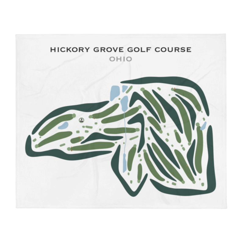 Hickory Grove Golf Course, Ohio - Printed Golf Courses