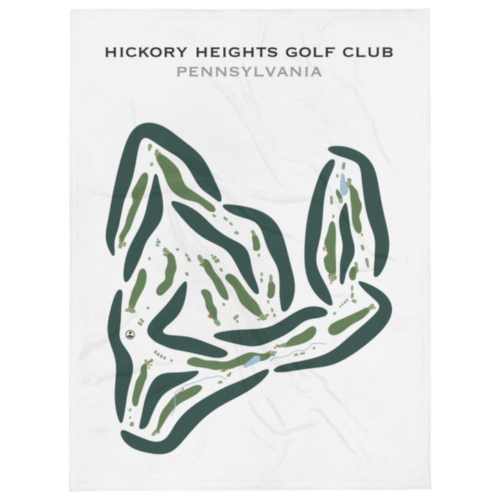 Hickory Heights Golf Club, Pennsylvania - Printed Golf Courses