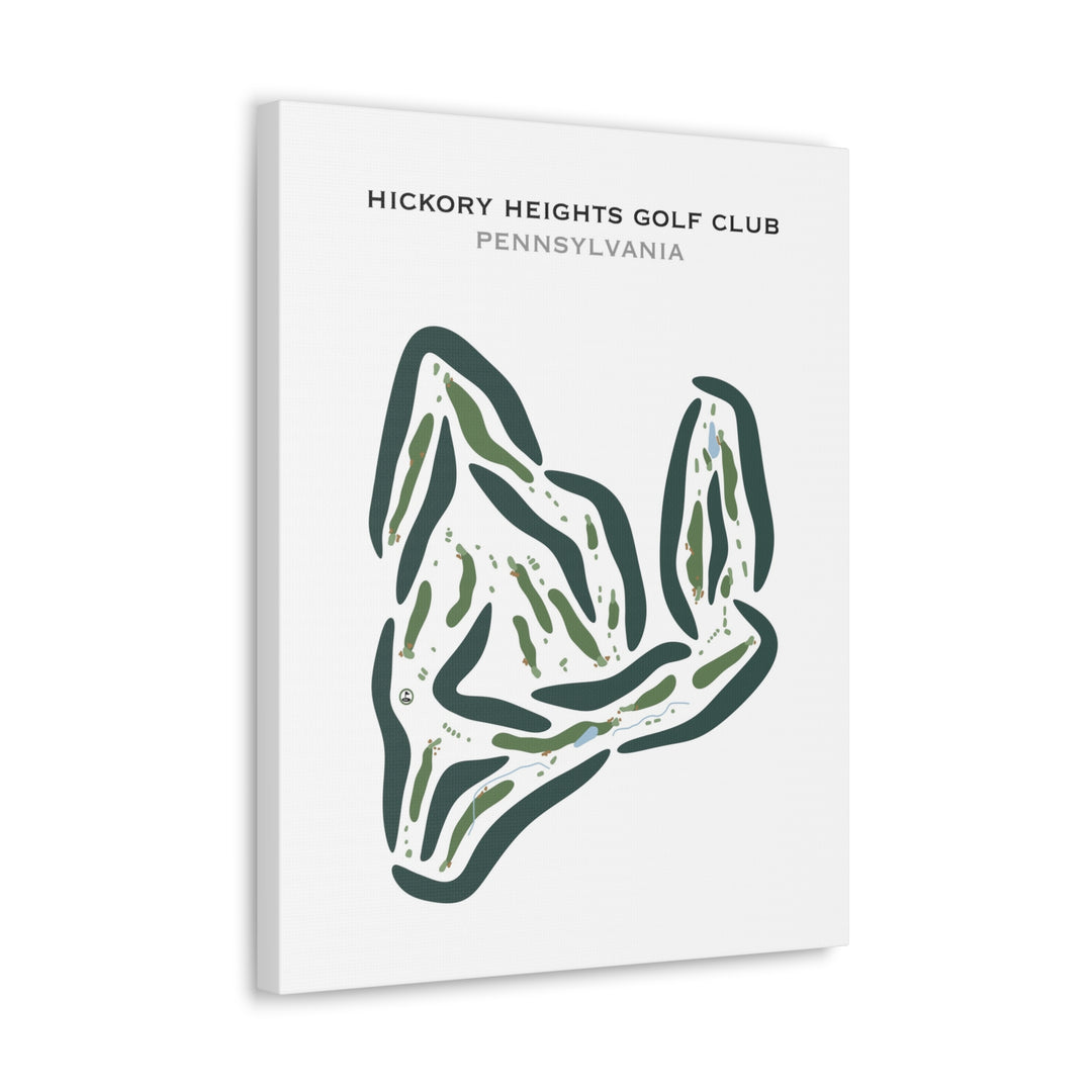 Hickory Heights Golf Club, Pennsylvania - Printed Golf Courses