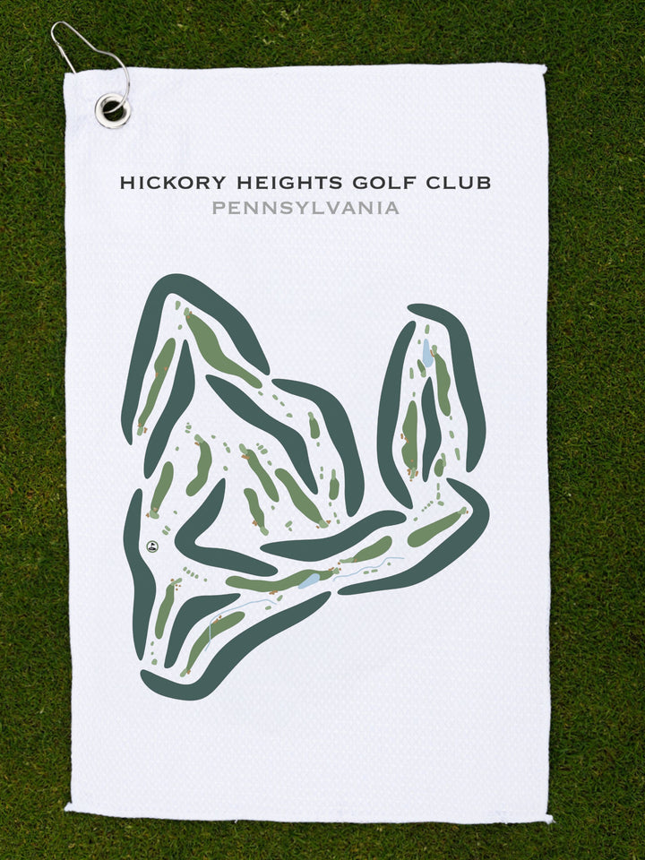 Hickory Heights Golf Club, Pennsylvania - Printed Golf Courses