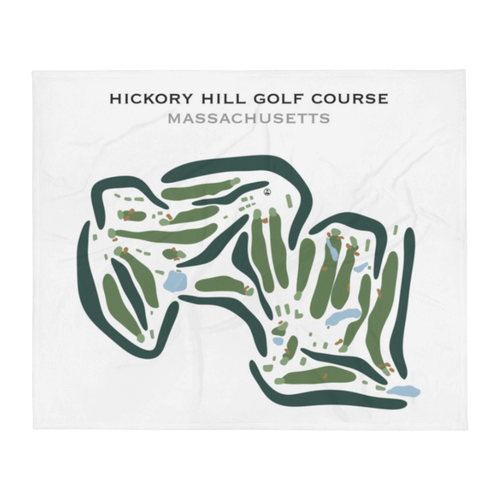 Hickory Hill Golf Course, Massachusetts - Printed Golf Courses