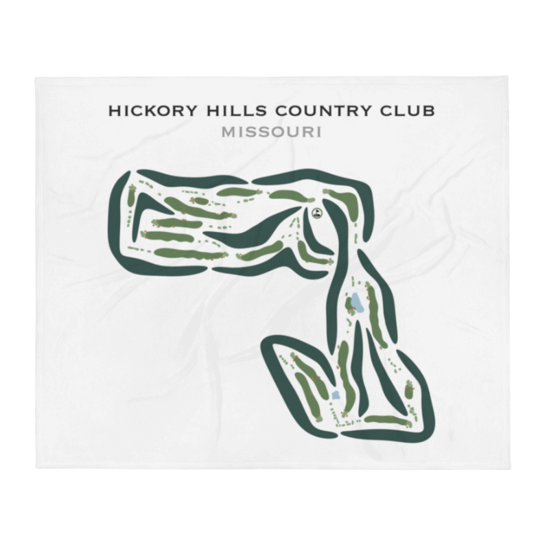 Hickory Hills Country Club, Missouri - Printed Golf Courses