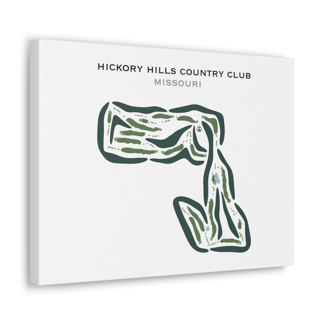 Hickory Hills Country Club, Missouri - Printed Golf Courses