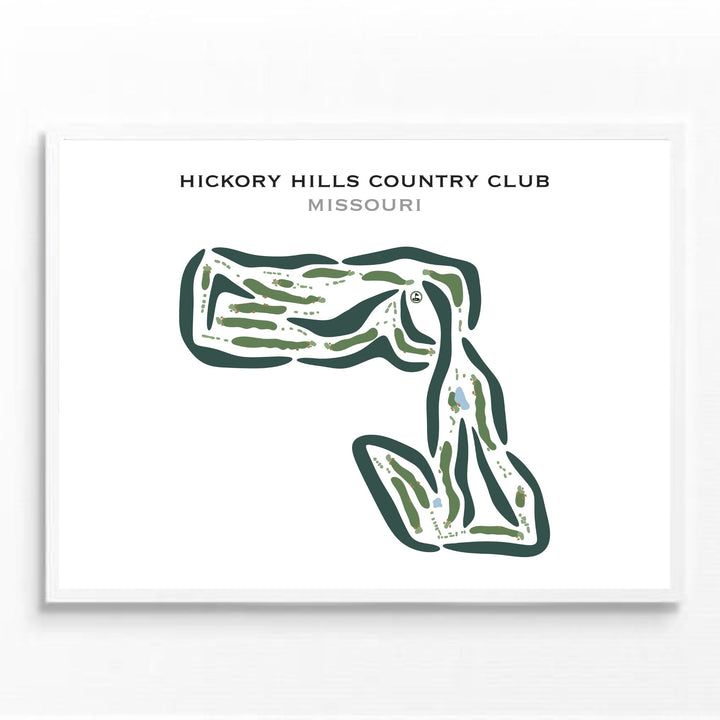 Hickory Hills Country Club, Missouri - Printed Golf Courses