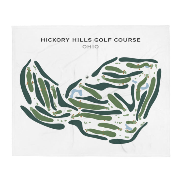 Hickory Hills Golf Course, Ohio - Printed Golf Course