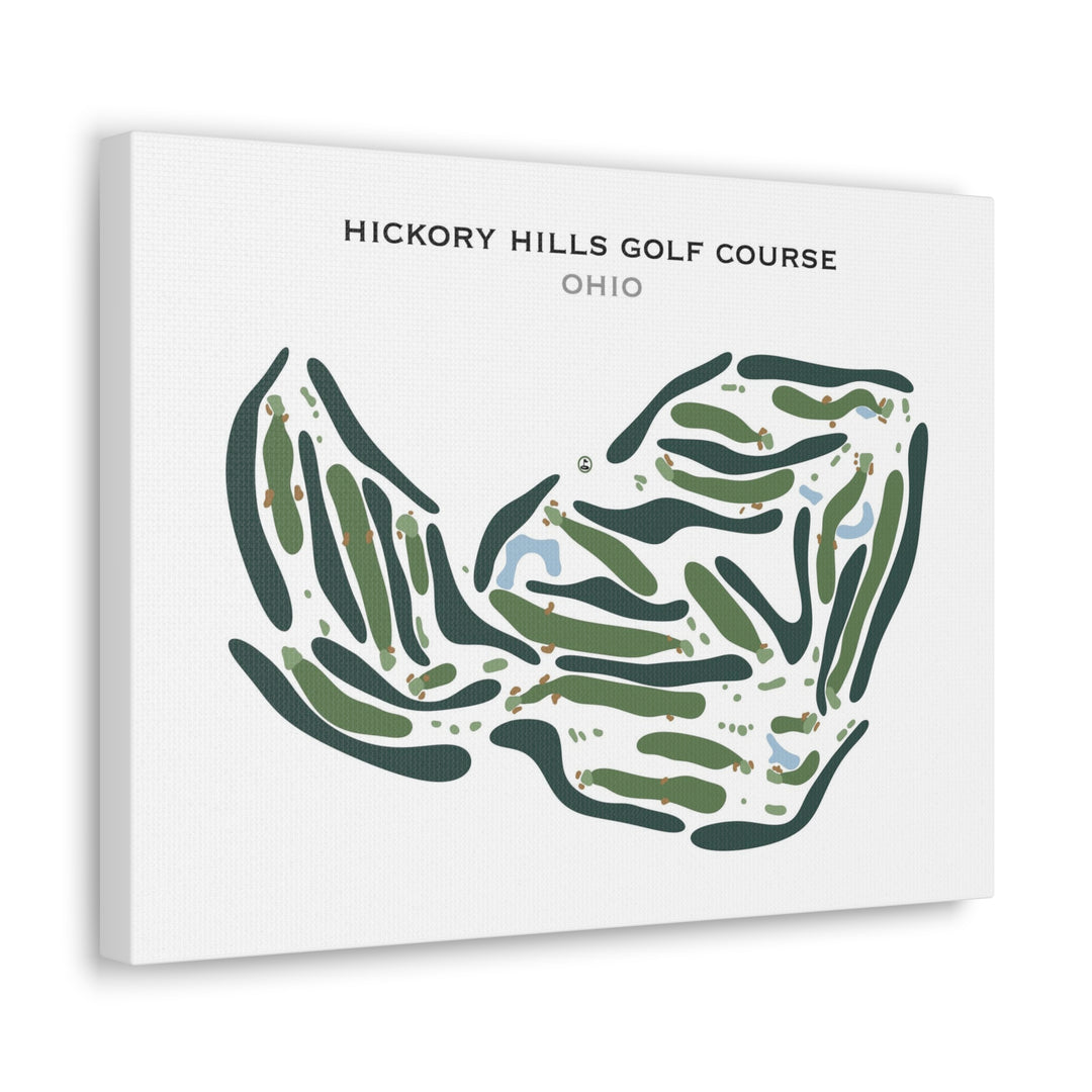 Hickory Hills Golf Course, Ohio - Printed Golf Course