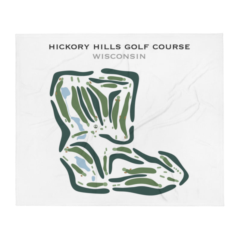 Hickory Hills Golf Course, Wisconsin - Printed Golf Course