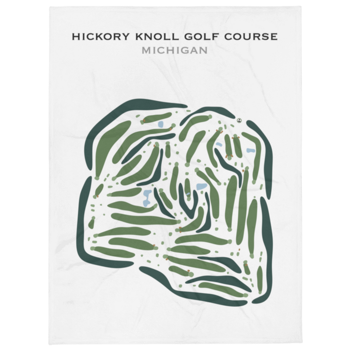 Hickory Knoll Golf Course, Michigan - Printed Golf Courses