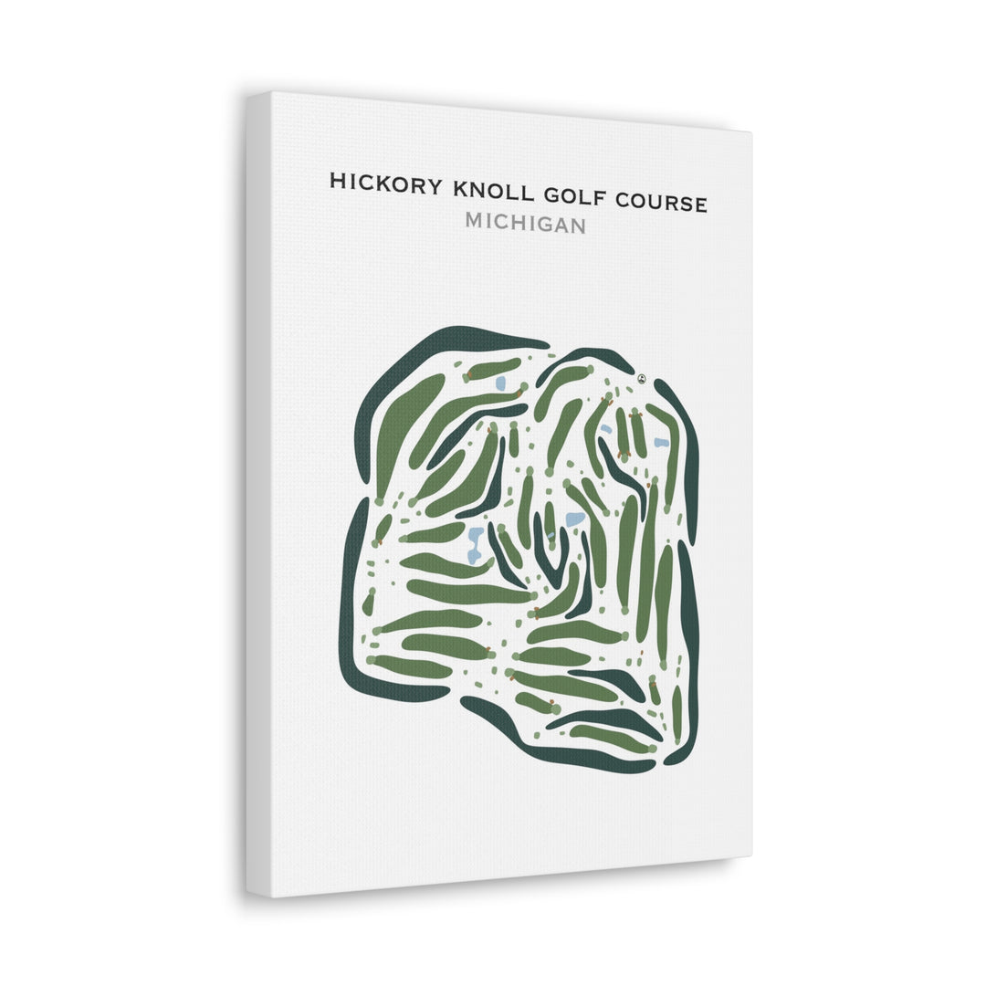 Hickory Knoll Golf Course, Michigan - Printed Golf Courses