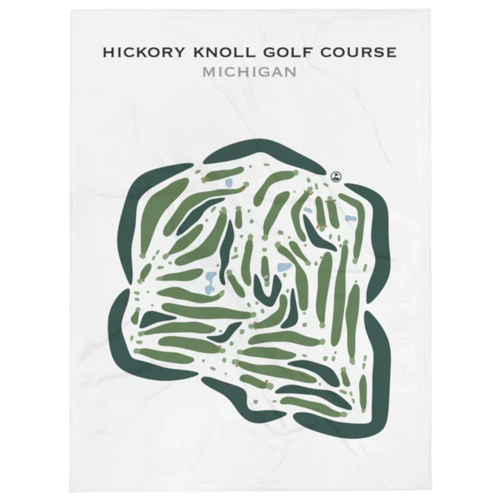 Hickory Knoll Golf Course, Muskegon, Michigan - Printed Golf Courses