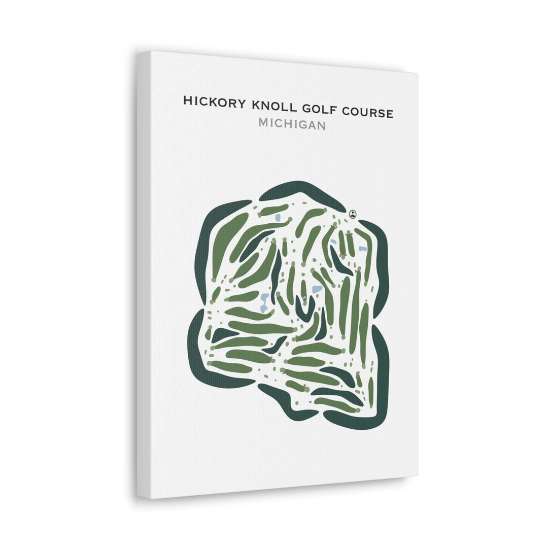 Hickory Knoll Golf Course, Muskegon, Michigan - Printed Golf Courses
