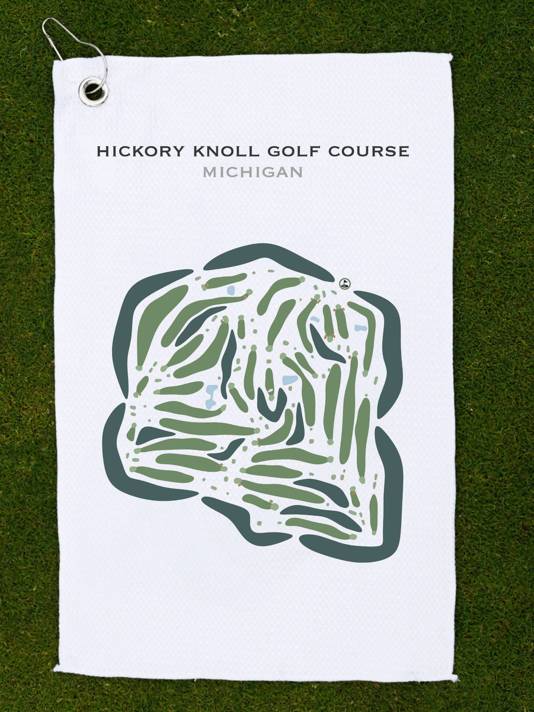 Hickory Knoll Golf Course, Muskegon, Michigan - Printed Golf Courses