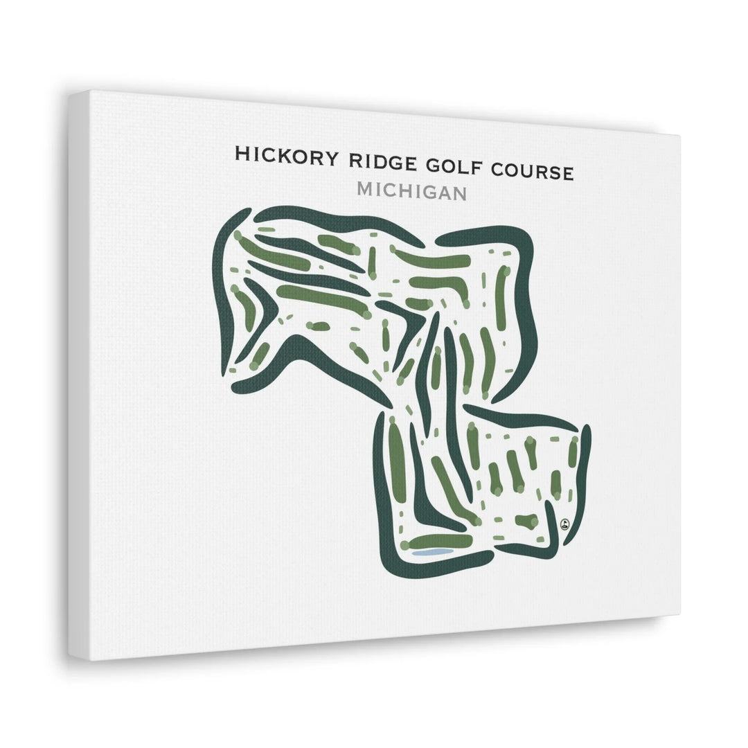 Hickory Ridge Golf Course, Michigan - Printed Golf Courses