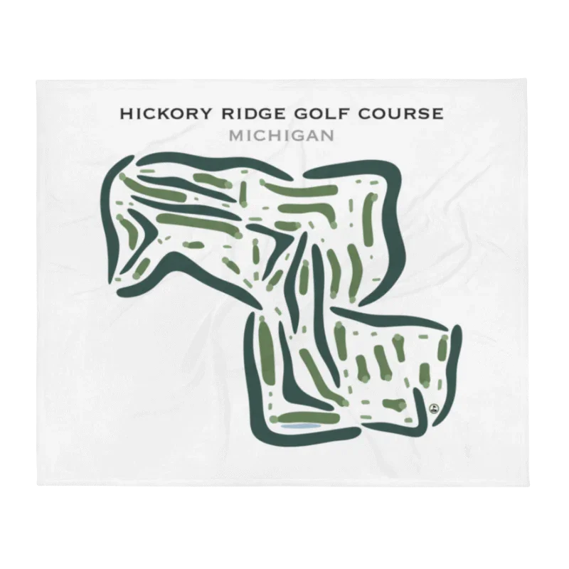 Hickory Ridge Golf Course, Michigan - Printed Golf Courses