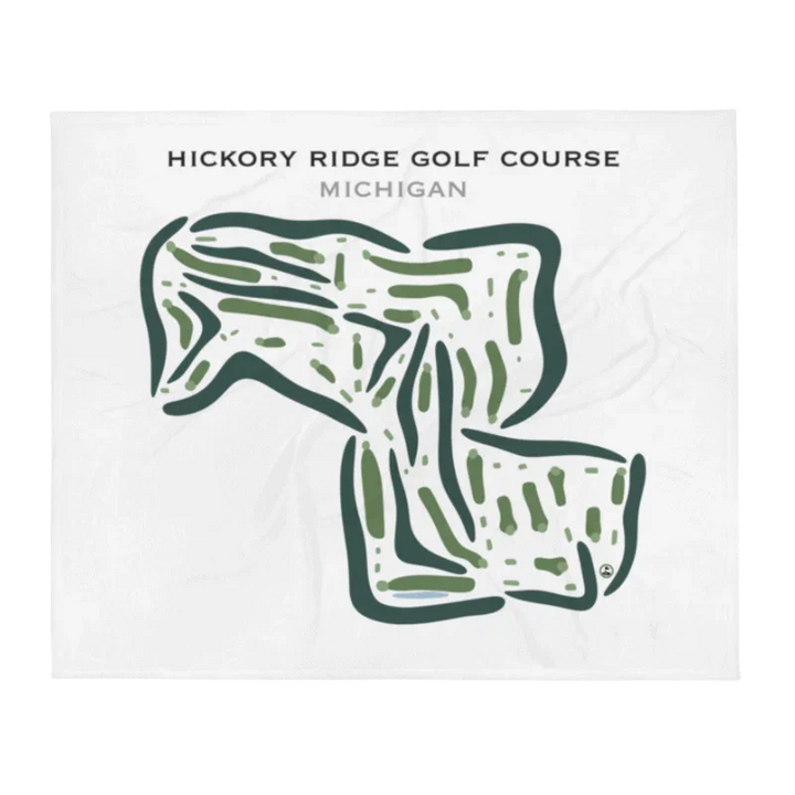 Hickory Ridge Golf Course, Michigan - Printed Golf Courses