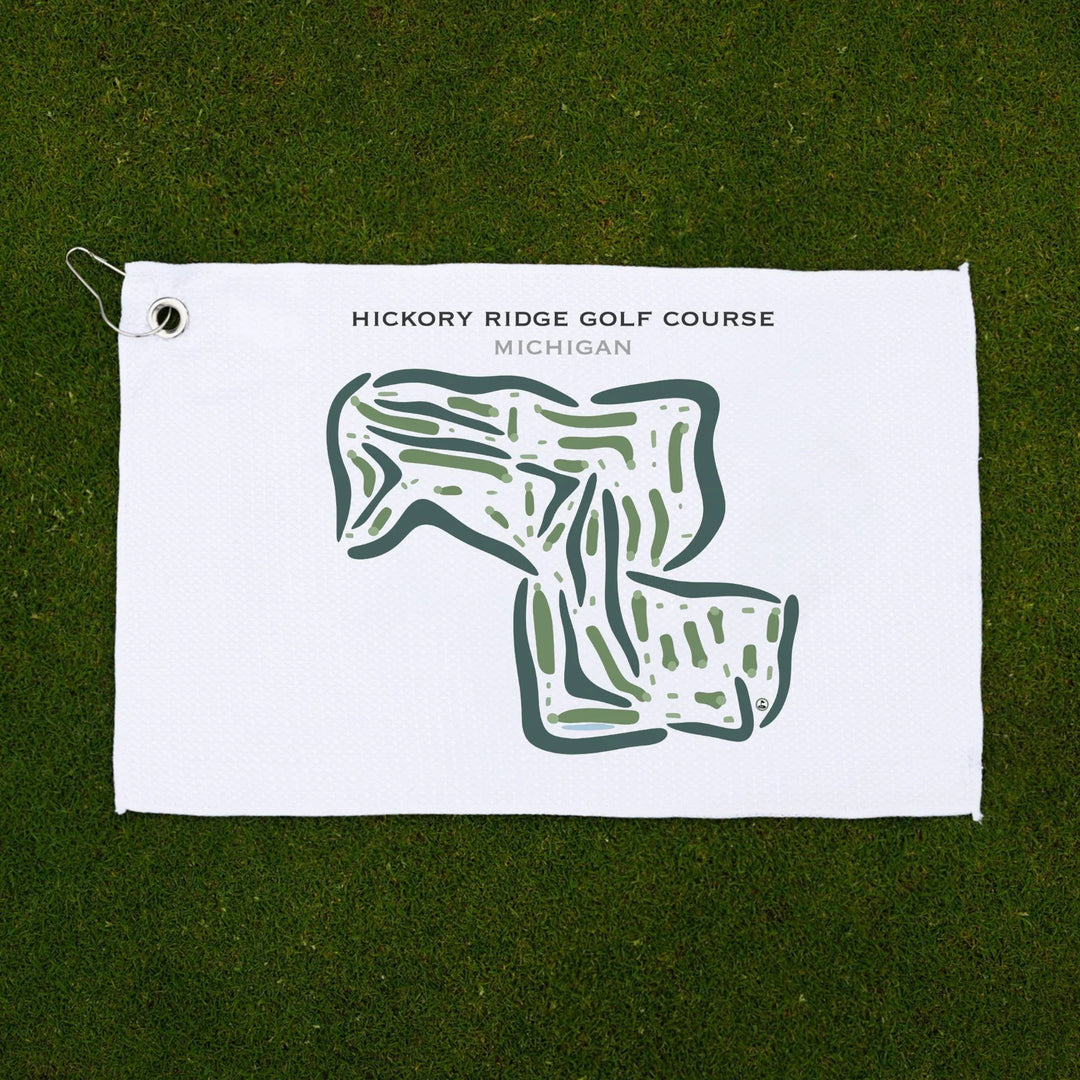 Hickory Ridge Golf Course, Michigan - Printed Golf Courses