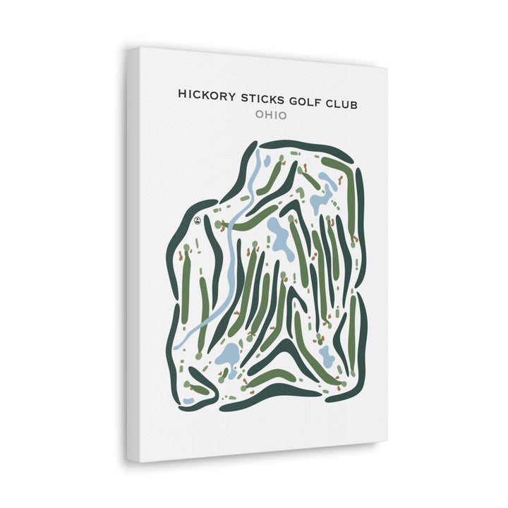 Hickory Sticks Golf Club, Ohio - Printed Golf Courses