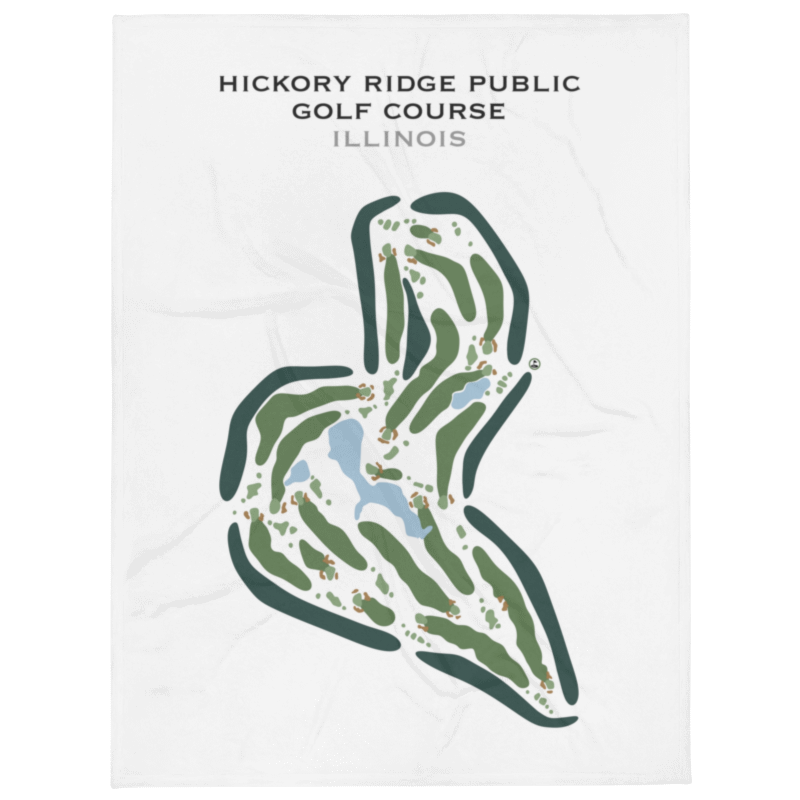 Hickory Ridge Public Golf Course, Illinois - Printed Golf Courses