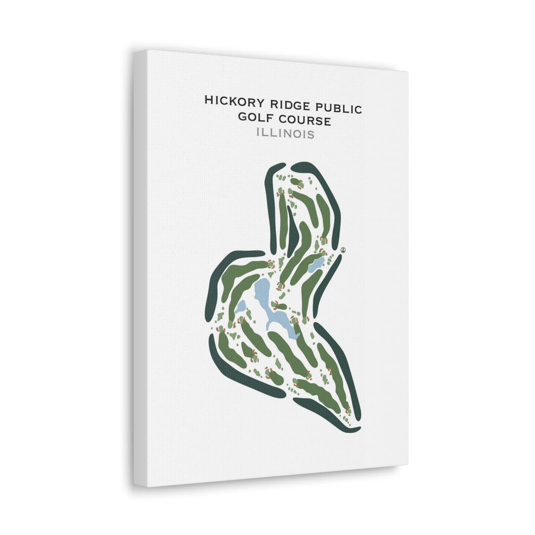 Hickory Ridge Public Golf Course, Illinois - Printed Golf Courses