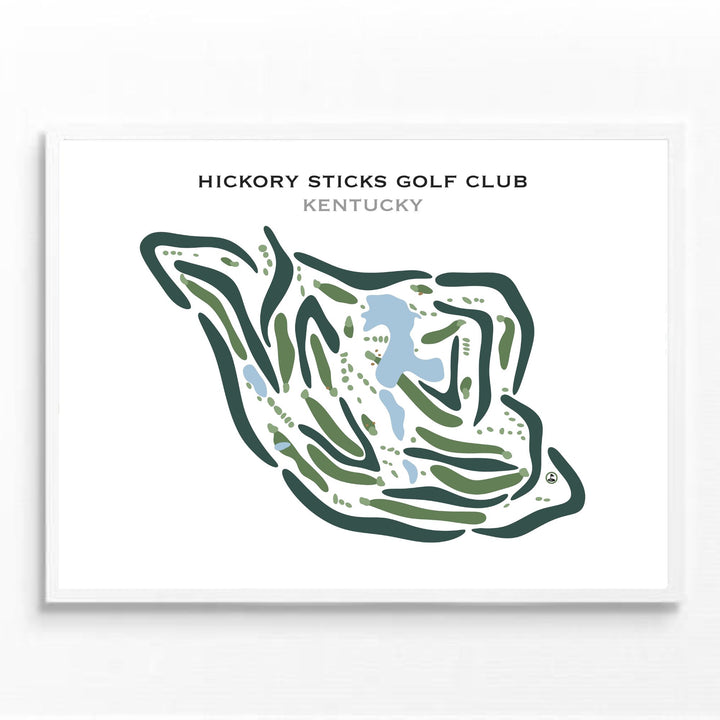 Hickory Sticks Golf Club, Kentucky - Printed Golf Courses