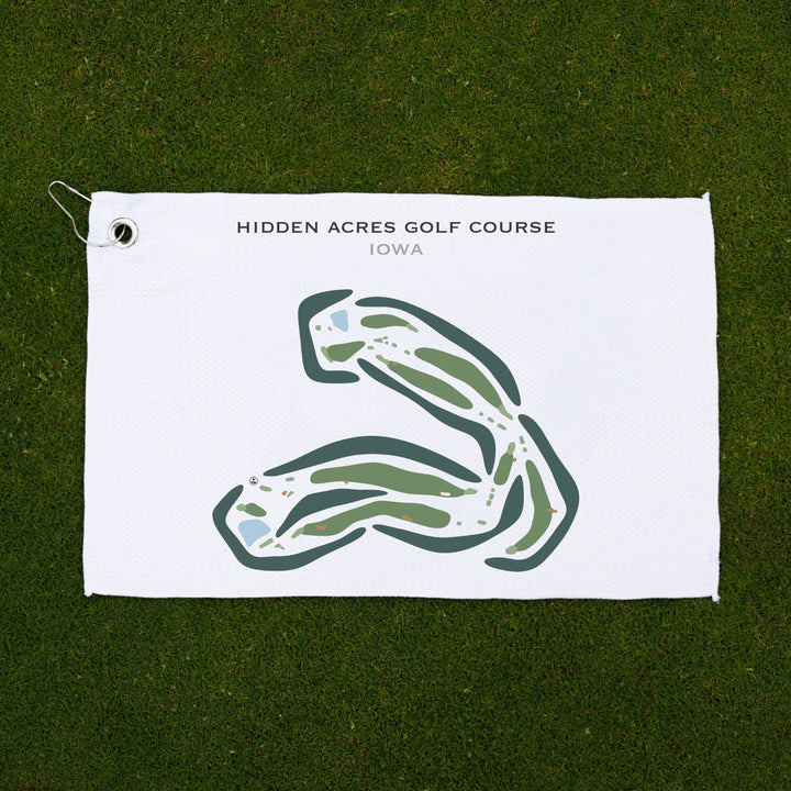 Hidden Acres Golf Course, Iowa - Printed Golf Courses