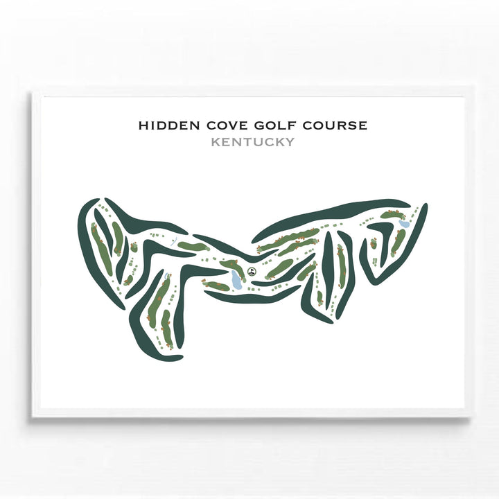 Hidden Cove Golf Course, Kentucky - Printed Golf Courses