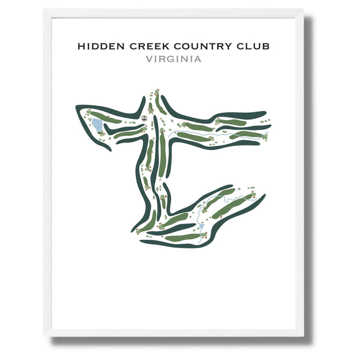 Hidden Creek Country Club, Virginia - Golf Course Prints