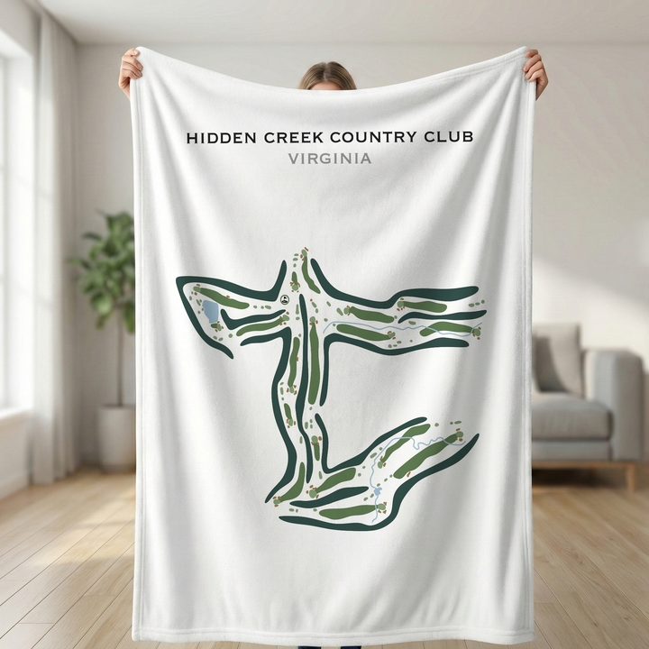 Hidden Creek Country Club, Virginia - Printed Golf Course