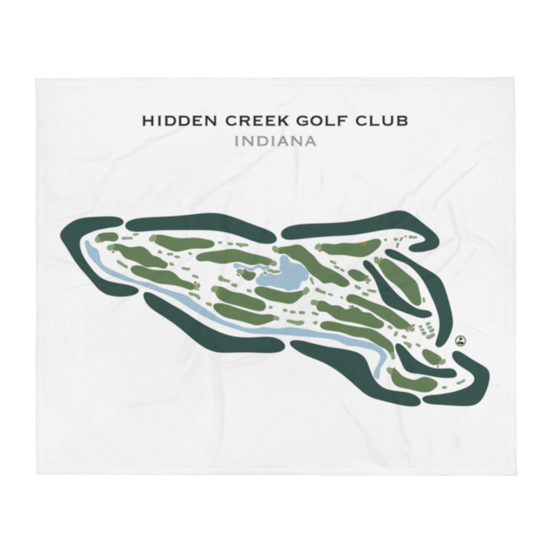 Hidden Creek Golf Club, Indiana - Printed Golf Courses